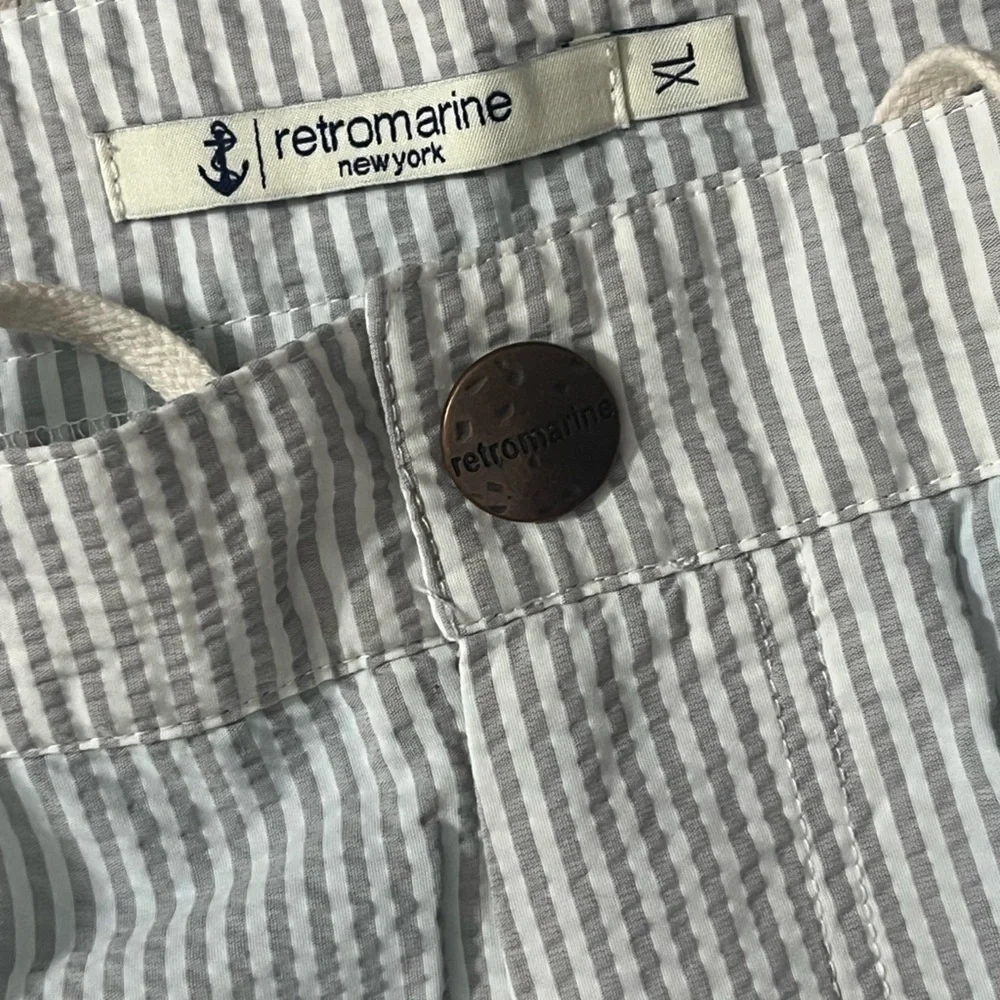 Retromarine Seersucker Swim Shorts